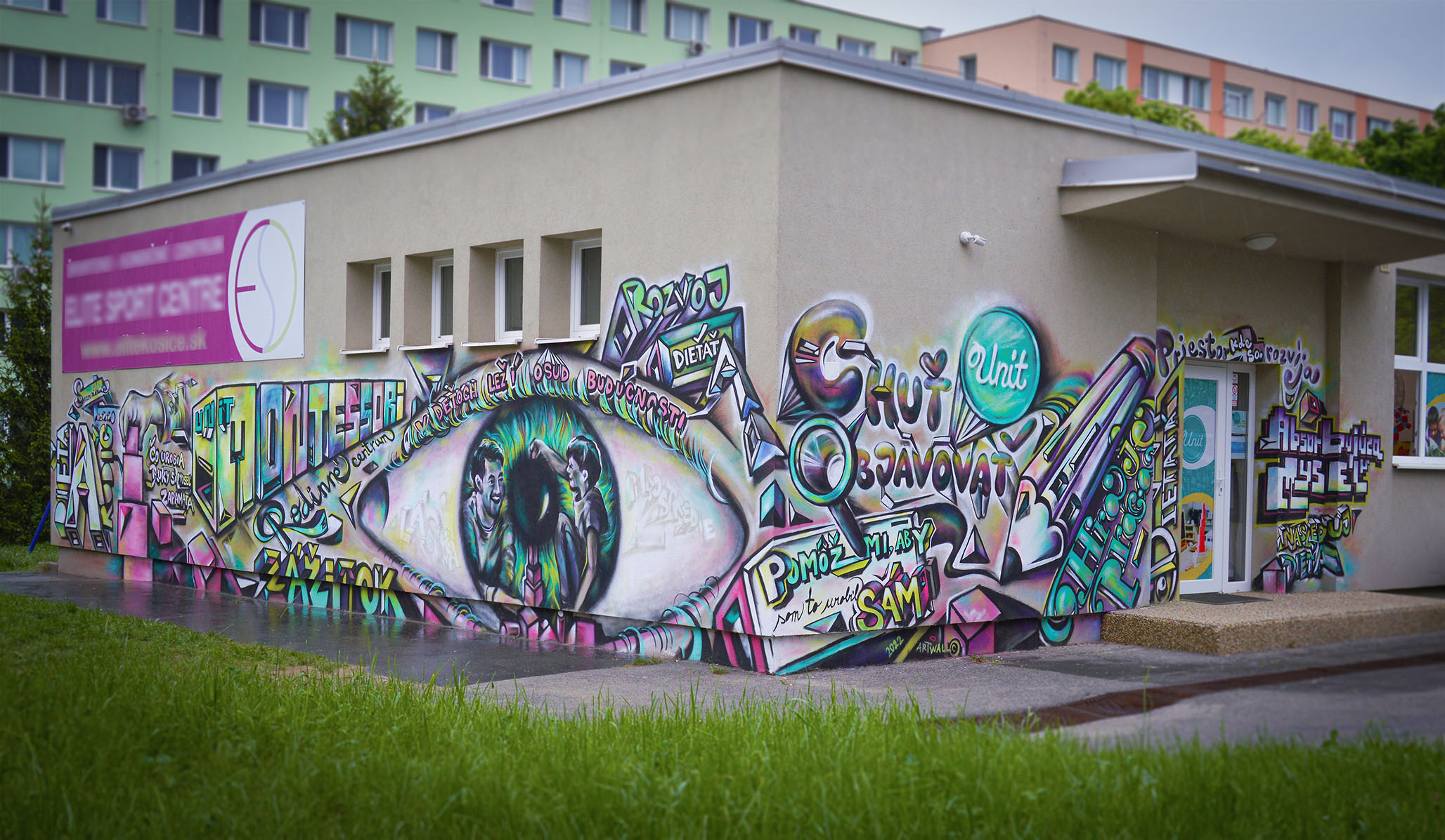 Košice_mural_artwall